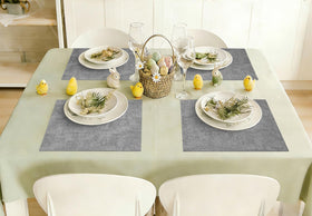 Homing placemats sized 17 by 11.8 inches for large place settings