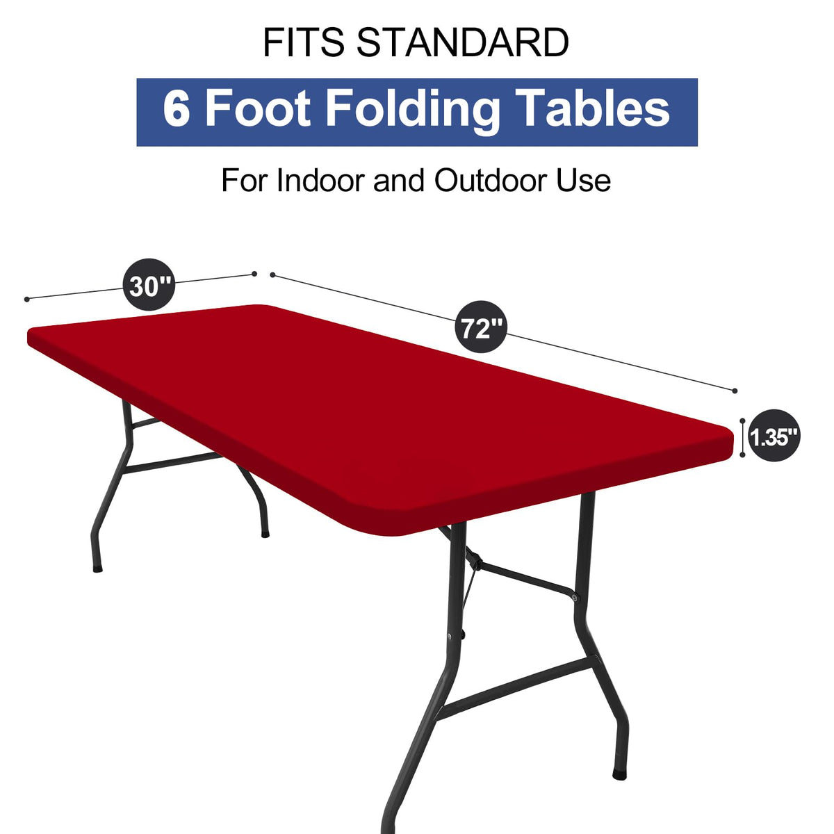Homing rectangle table cloth cover ideal for camping and picnics.