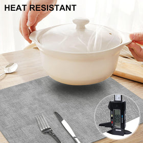 Homing placemats waterproof and stain-proof for easy cleanup