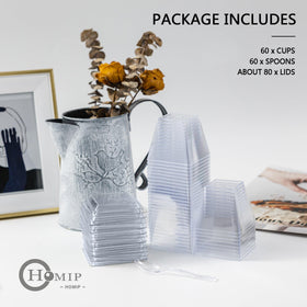 HOMIP leak-proof lid seals prevent spills during transport and service.