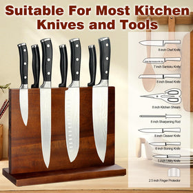 HOMIQUEEN knife storage stand keeping blades organized and within reach