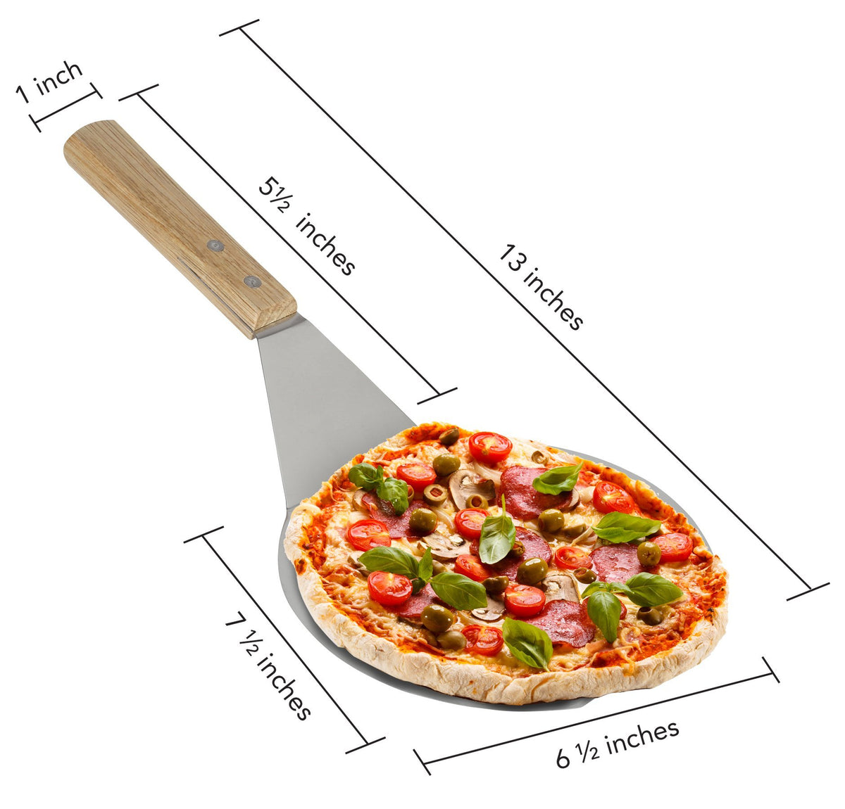 Homi styles extralarge spatula ready for baking cookies and cakes