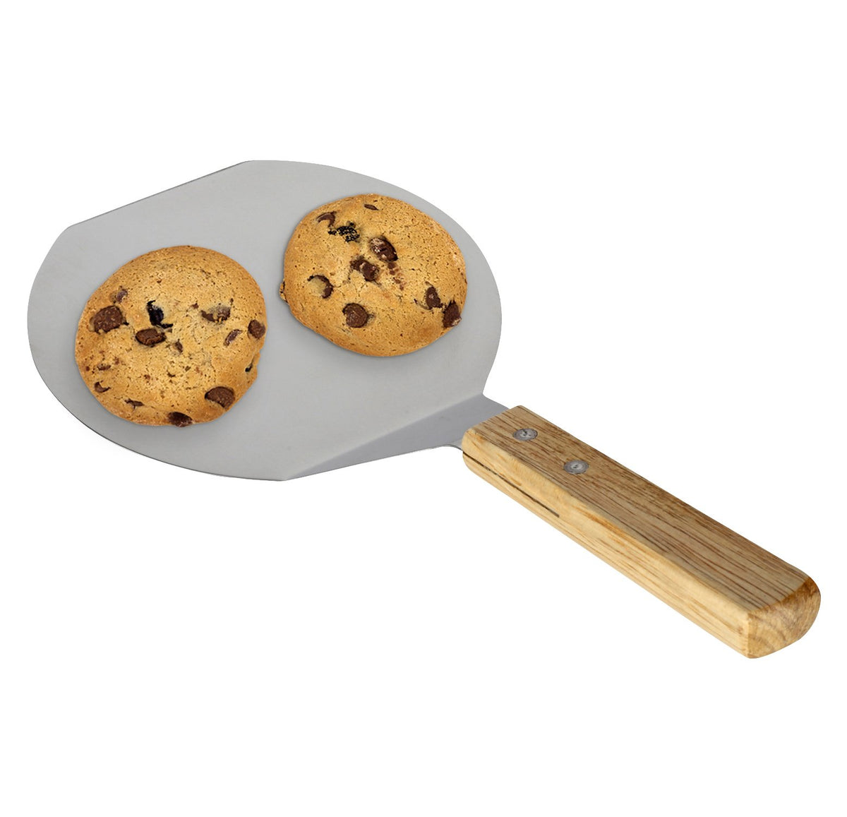 Homi styles extralarge spatula wooden handle provides comfortable grip