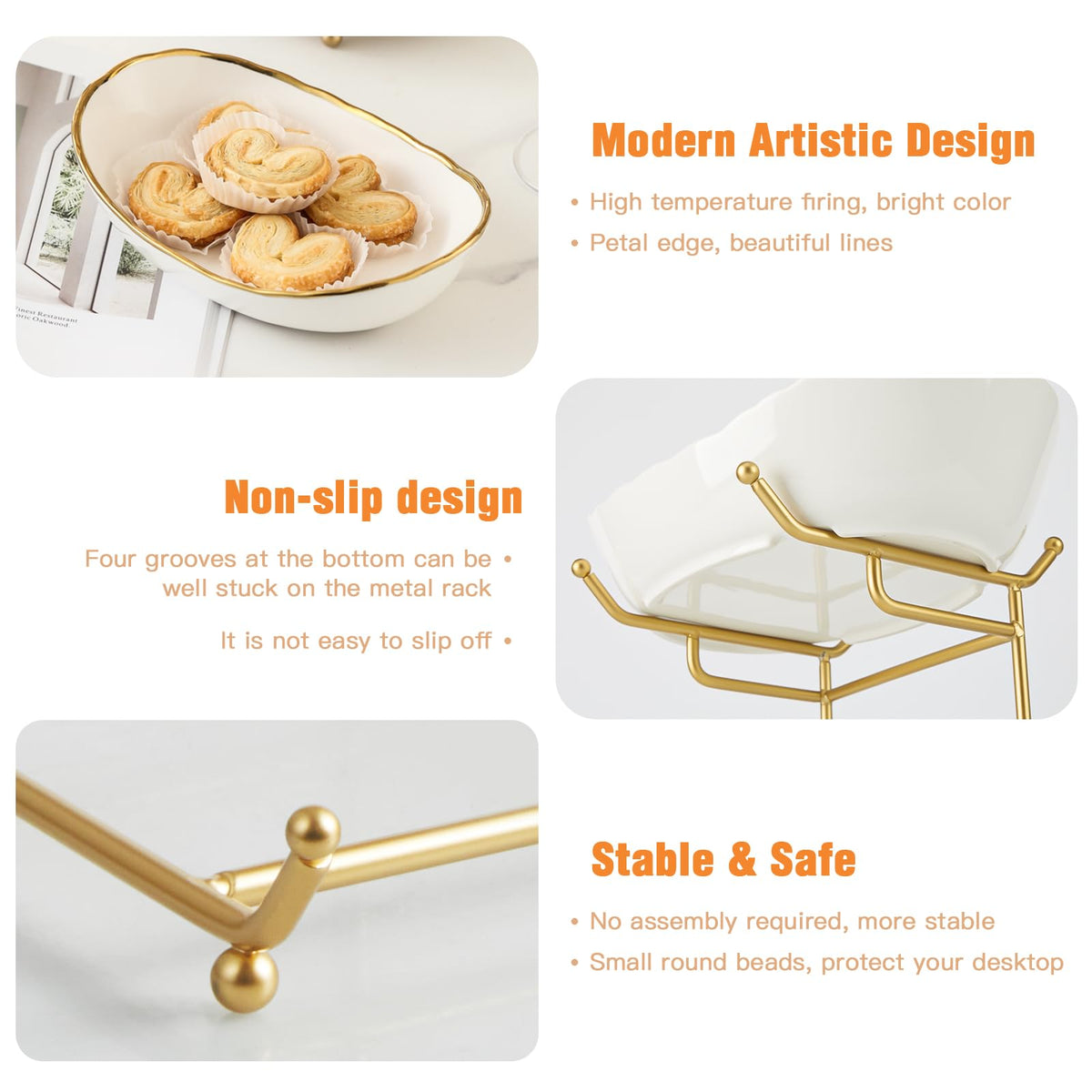 HOMKULA tiered ceramic bowls in a three-level setup save kitchen space.