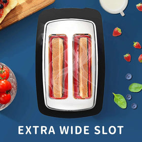 Hommater Toaster bagel function delivering even toasting
