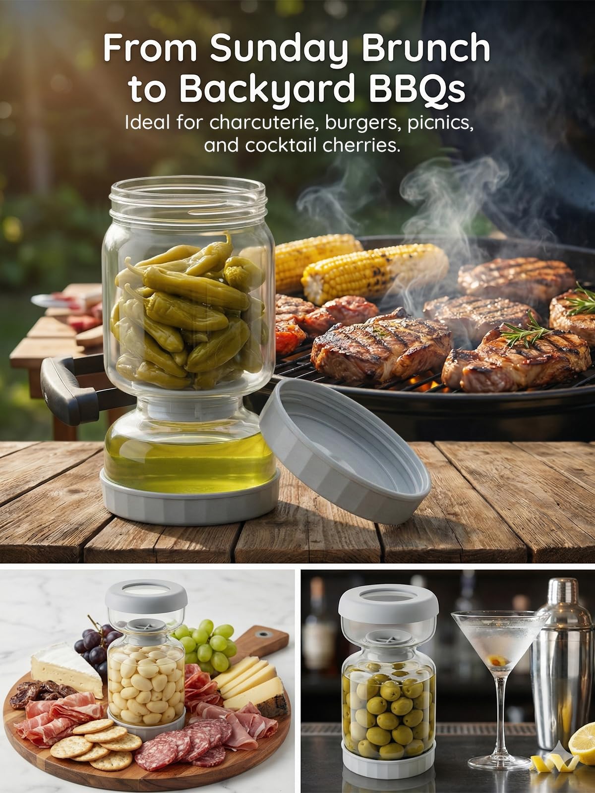 Dishwasher and microwave safe for everyday kitchen use.