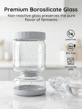 Durable borosilicate glass from Homnoble ensures clear visibility.