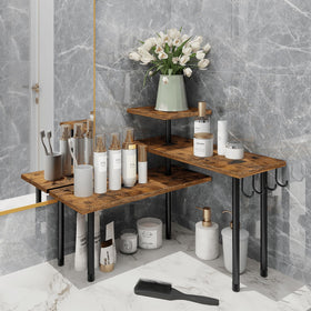 Homode coffee bar organizer creates a compact, tidy beverage station.