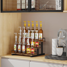 Homode compact bar countertop demonstrates easy access and efficient storage.