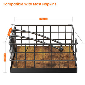 Homode napkin holder sturdy metal frame offers durable everyday use