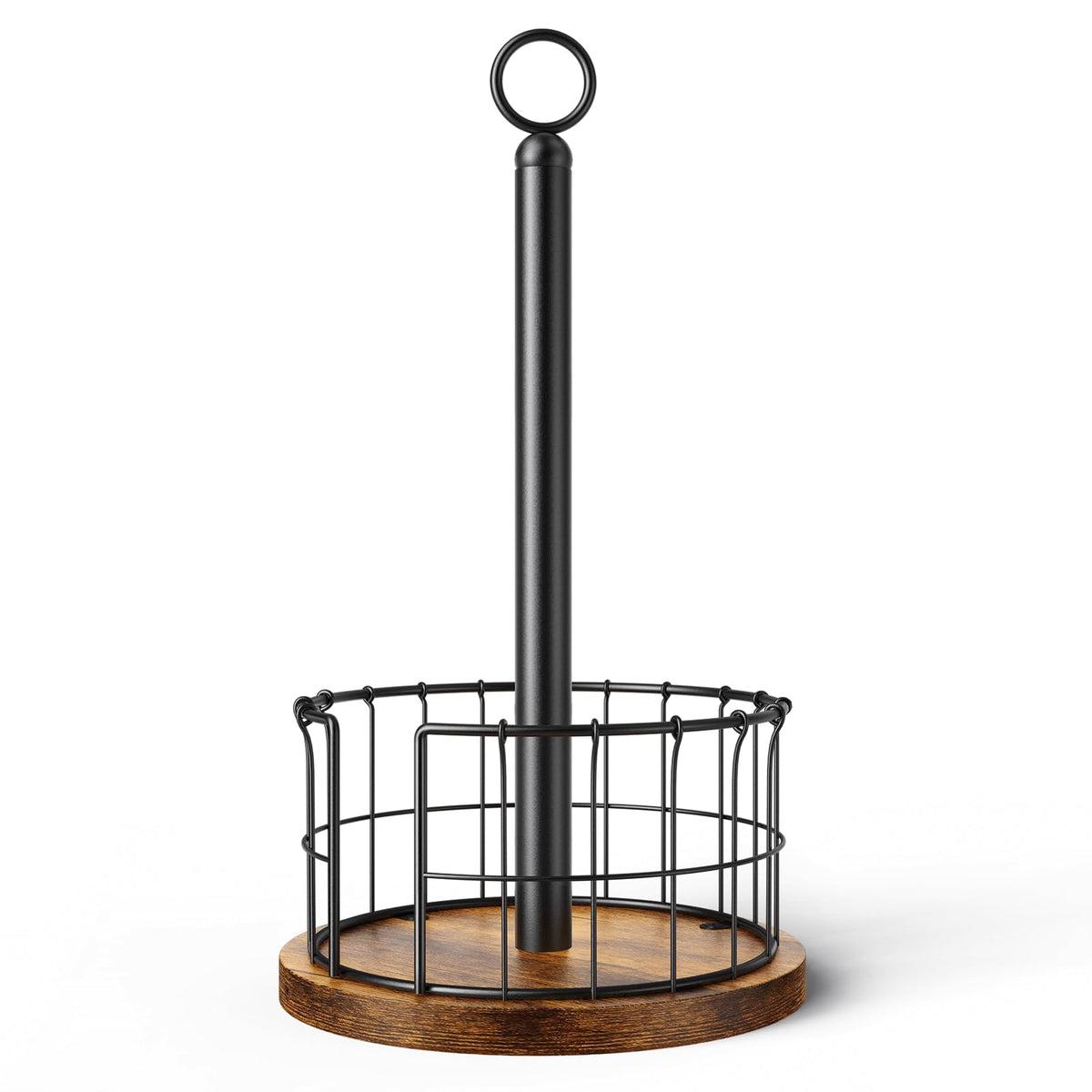 Homode paper towel holder base detail showing sturdy balance and stability