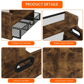 Homode pull-out k-cup drawer stores capsules within easy reach