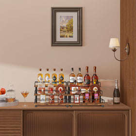 Homode spice cabinet organizer visual demonstrating space-saving storage.