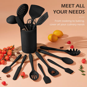 Homokit utensil holder keeps tools organized on the counter