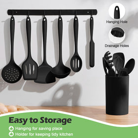 Homokit skimmer for expelling foam and fat while cooking