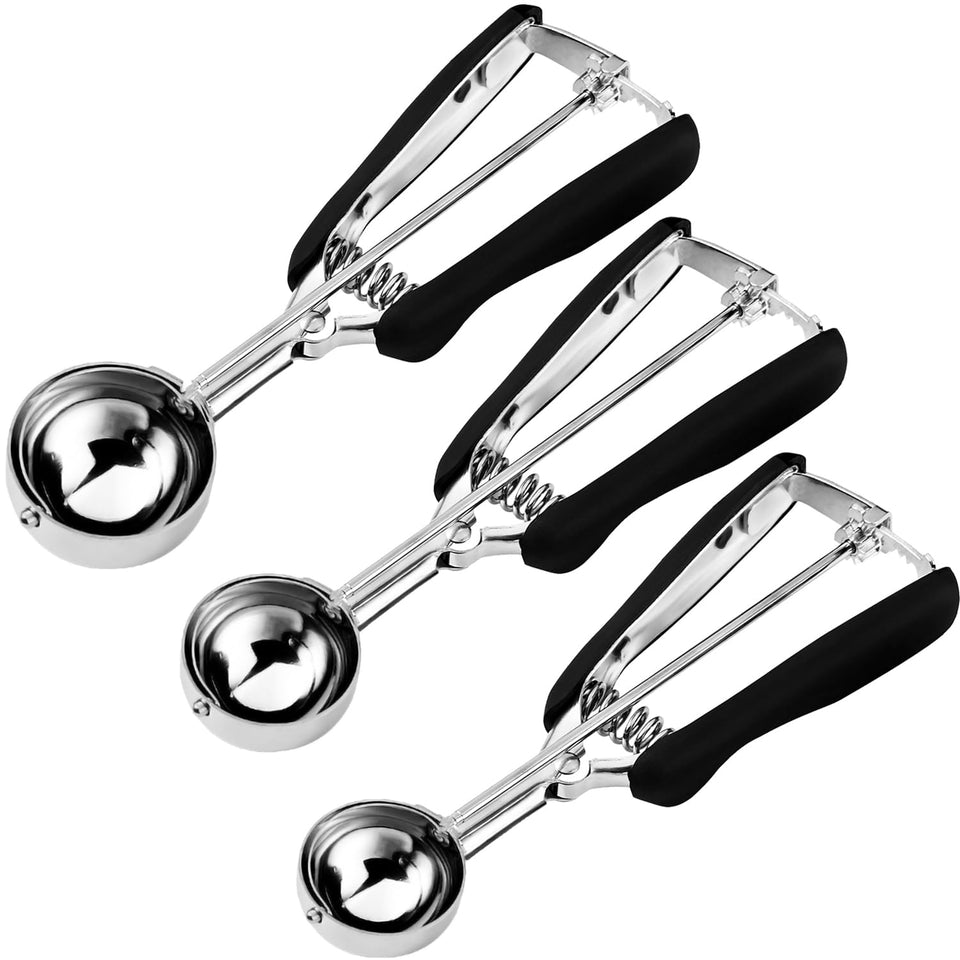 HOMURE H cookie scoop set 1 Tbsp for precise, uniform cookies.