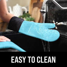 HOMWE aqua-black design blends style with practicality in the kitchen.