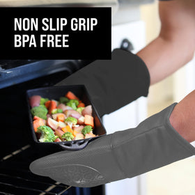 HOMWE silicone is waterproof and steam-resistant for splash-prone tasks.