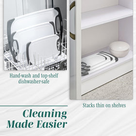 HOMWE reversible boards offer two sides for different tasks.