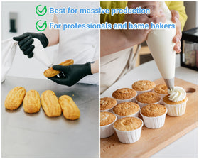 HOMYTOP all-tip compatibility works with various piping tips and couplers.