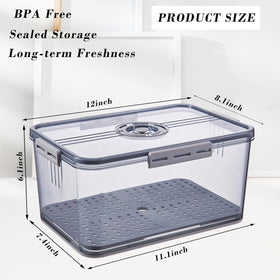 Honbuty bread box transparent shell lets you check status at a glance.