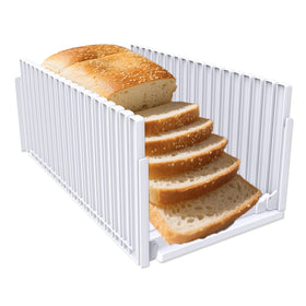 Honbuty bread slicer compact design fits small kitchens and drawers.