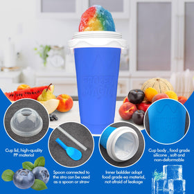 Honbuty Slushie Cup in use for instant slush from beverages