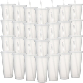 Honeydak glitter-clear tumbler with straw for colorful party favors and everyday use.