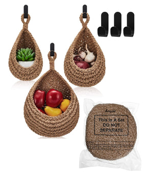 Honeydak bohemian kitchen decor adds charm while providing practical wall storage.