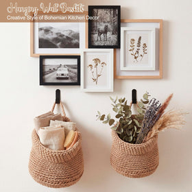 Honeydak teardrop basket in barrel color, large size, keeps produce tidy and within reach.