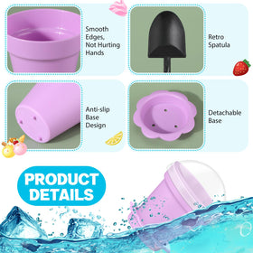 Honeydak dessert cups with bottom trays keep treats organized.