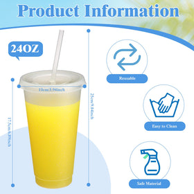 Honeydak dishwasher-safe plastic tumbler with non-slip brush finish for easy cleaning.