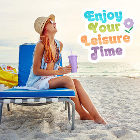 Honeydak fixed-straw ring tumbler prevents slips during travel