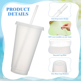 Honeydak glitter sequin tumbler with lid and straw for easy on-the-go hydration.