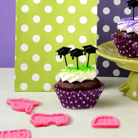 Honeydak graduation molds enable versatile fondant and candy crafts