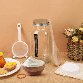 Honeydak nylon mesh strainer for quick kefir grain separation
