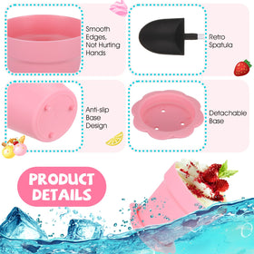 Pink color and compact size suit birthday parties and garden gatherings.