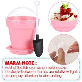 Transparent lids let you view contents at a glance during events.