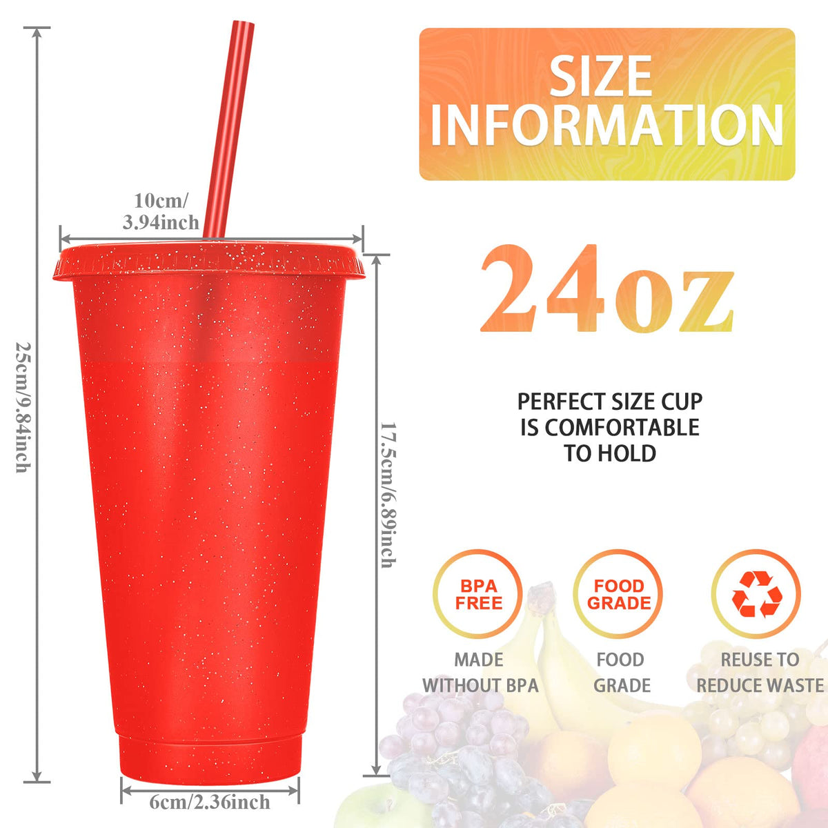 Honeydak reusable travel mug kit ideal for picnics and travel