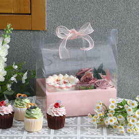 Honeydak packaging includes ribbon for easy bouquet presentation.
