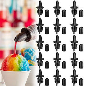Honeydak snow cone syrup dust pour spout for smooth, mess-free pouring