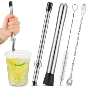 Honeydak straw puncher with 12.7 mm hole for quick straw fits