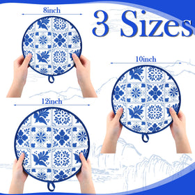 Honeydak tortilla warmer 12in dual-sided pattern adds elegance to meals