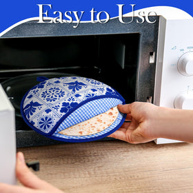 Honeydak tortilla warmer microwave-safe for quick reheating