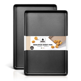 HONGBAKE 2-pack half sheet pan exterior view for batch baking