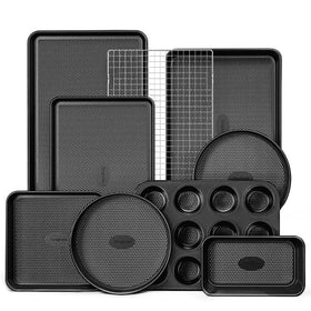 HONGBAKE diamond texture pans for even heating and elegant kitchen appeal