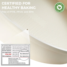 HONGBAKE diamond texture surface promotes easy release and less sticking