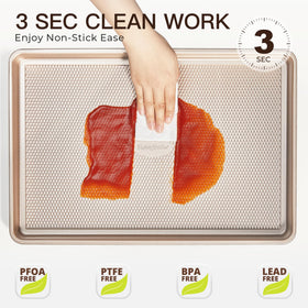 Hongbake easy-release surface for quick, damage-free cleaning