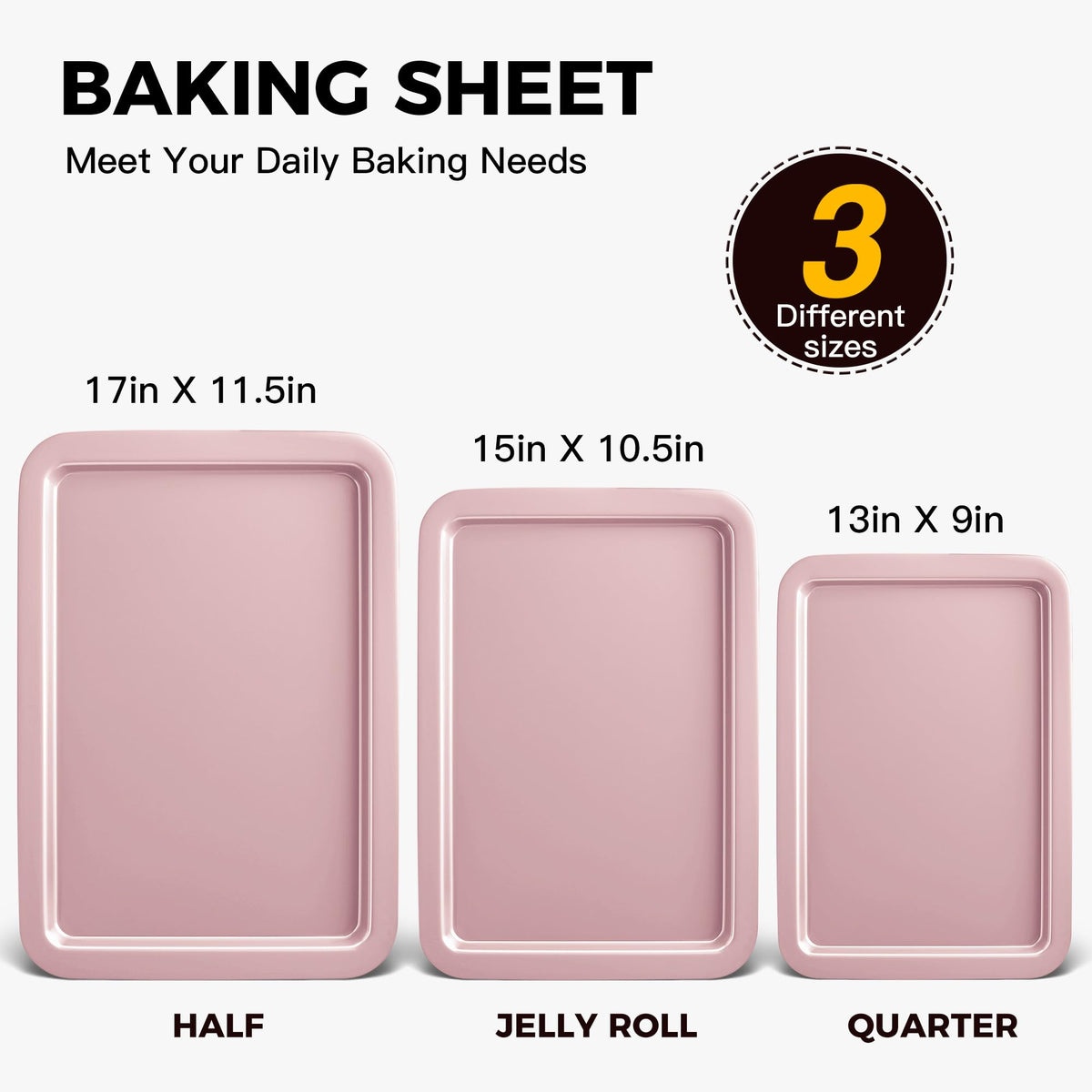 HongBake half-sheet pan great for roasting veggies and family bakes.
