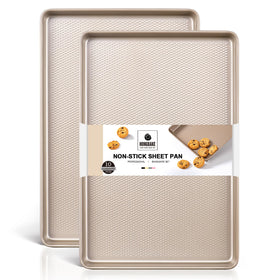 HONGBAKE jelly roll pan with diamond texture base for even baking